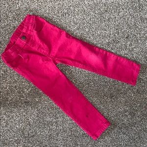 Red jeans soft material